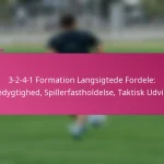 3-2-4-1 Formation Langsigtede Fordele: Bæredygtighed, Spillerfastholdelse, Taktisk Udvikling