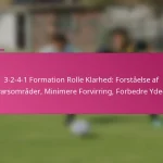 3-2-4-1 Formation Rolle Klarhed: Forståelse af Ansvarsområder, Minimere Forvirring, Forbedre Ydeevne