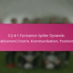 3-2-4-1 Formation Spiller Dynamik: Interaktionsmønstre, Kommunikation, Positionsspil