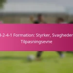 3-2-4-1 Formation: Styrker, Svagheder, Tilpasningsevne