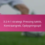 3-2-4-1 strategi: Pressing taktik, Kontraangreb, Opbygningsspil