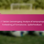 3-2-4-1 Taktisk Gennemgang: Analyse af kampoptagelser, Forbedring af formationer, Spillerfeedback