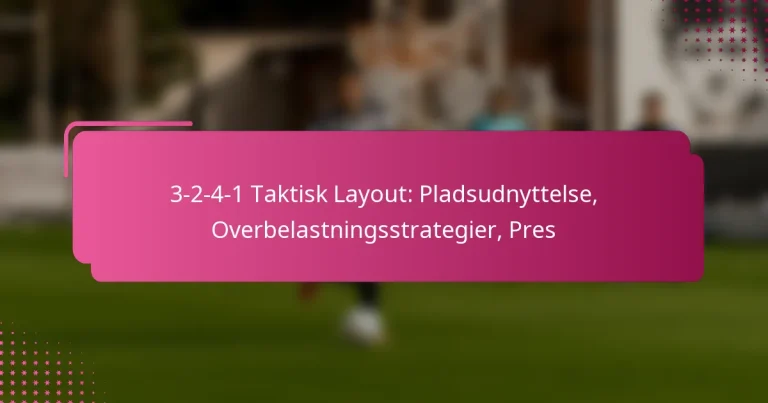 3-2-4-1 Taktisk Layout: Pladsudnyttelse, Overbelastningsstrategier, Pres