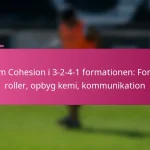 Team Cohesion i 3-2-4-1 formationen: Forstå roller, opbyg kemi, kommunikation